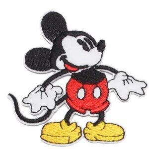 1* RETRO MICKEY MOUSE HEAD PATCH IRON ON PATCH CLOTHING ACCESSORIES